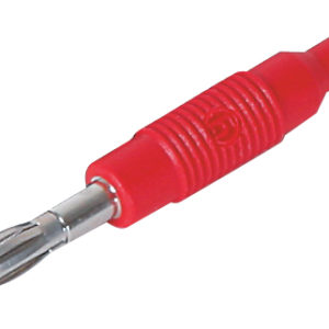 Adapteripistoke, 2 mm naaras, 4 mm uros, punainen, varaosa