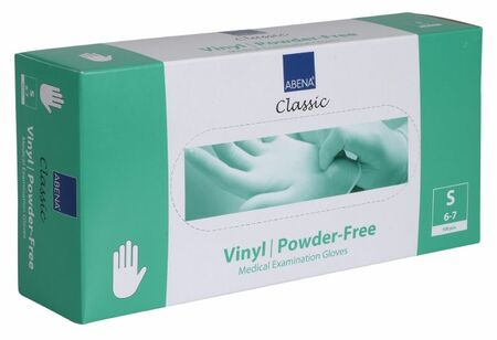 Abena Classic vinyylikäsine 100 kpl puuteriton