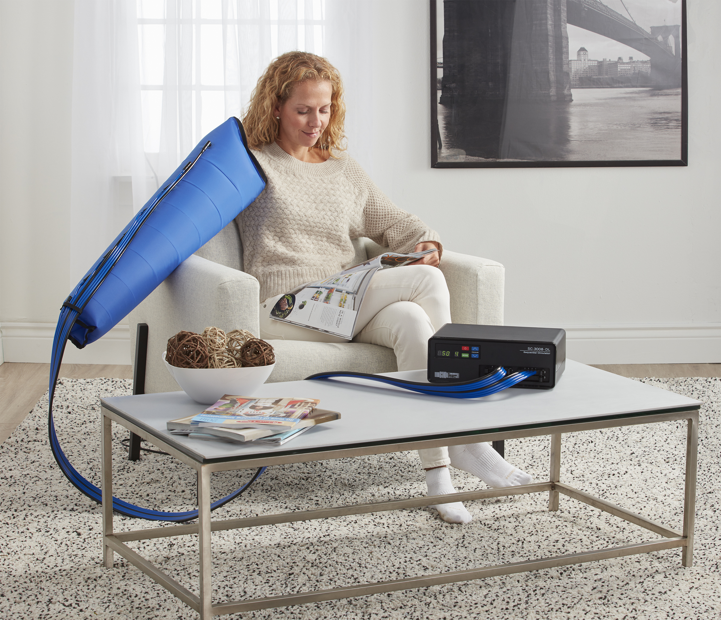 Bio Compression yläraajamansetti 8 kammiota