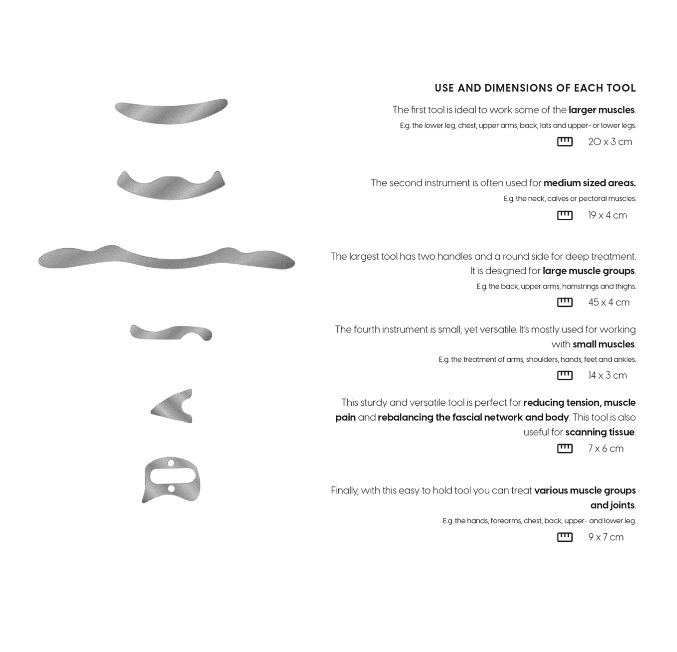 Hierontatyökalusetti 6 osaa