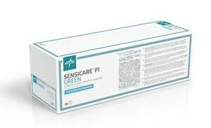 SensiCare PI Green -leikkauskäsine, synteettinen, aloe vera, koko 9