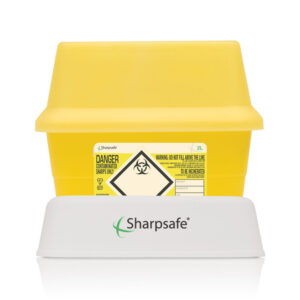 Sharpsafe-jalka, 2 & 3 l astialle